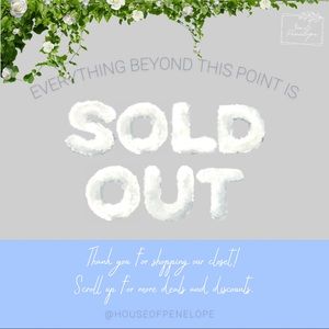 THANK YOU for shopping! Everything beyond this point is SOLD OUT 🤗